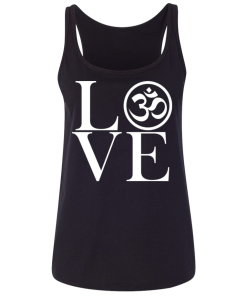 Black Love OM Ladies Tank Top