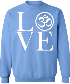 Carolina Blue Love OM Pullover Sweatshirt