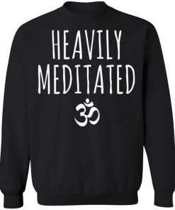 Black Heavily Meditated Sweatshirt