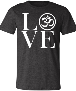 Dark Grey Heather Love OM T-Shirt