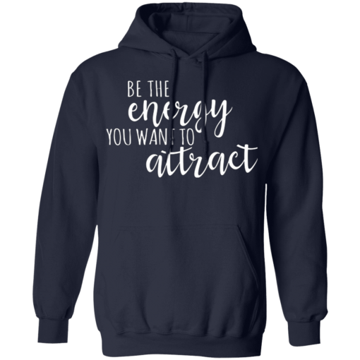 Navy Be the Energy Pullover Hoodie Sweatshirt
