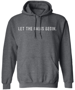 Dark Heather Royal Let The Gains Begin Pullover Hoodie