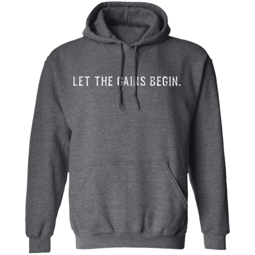 Dark Heather Royal Let The Gains Begin Pullover Hoodie