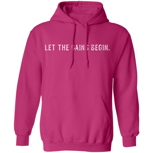 Heliconia Royal Let The Gains Begin Pullover Hoodie